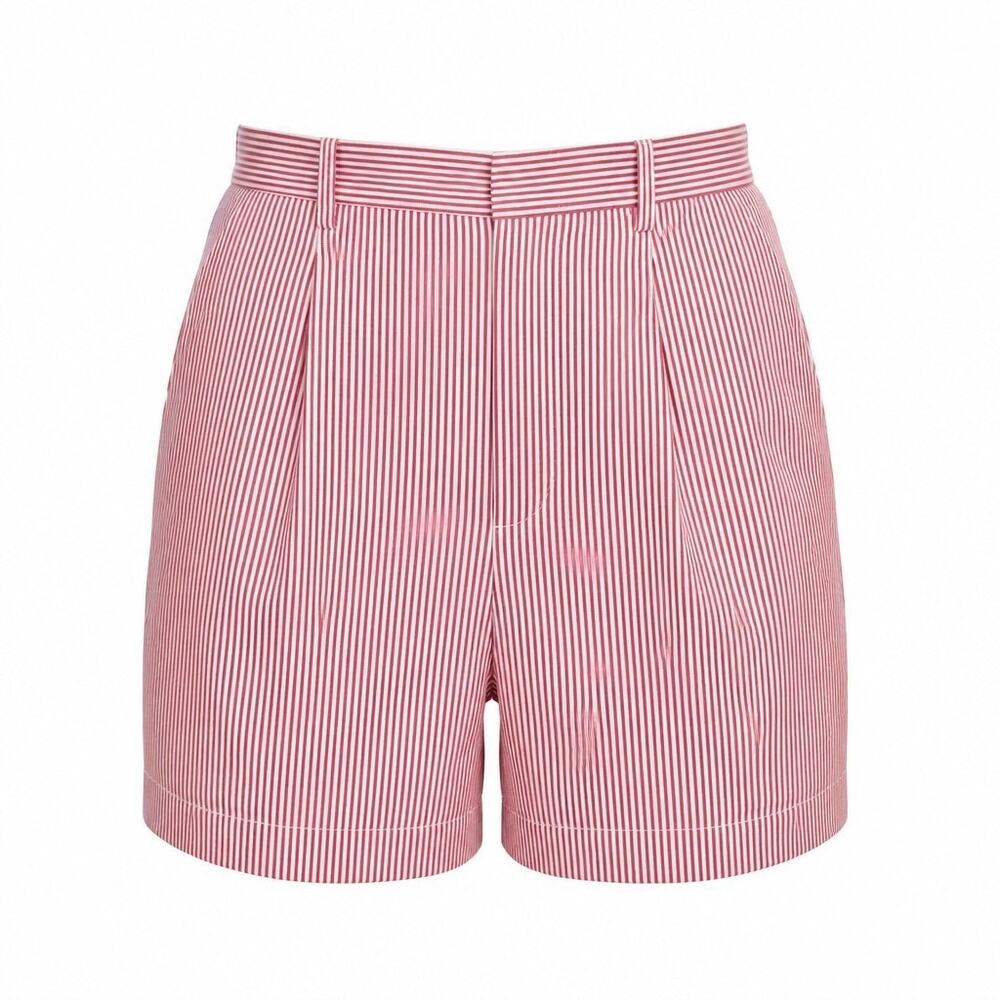 Cutter & Buck Men's Size 40 100% Cotton Red and White Seersucker Shorts
